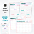 printable lesson plan templates